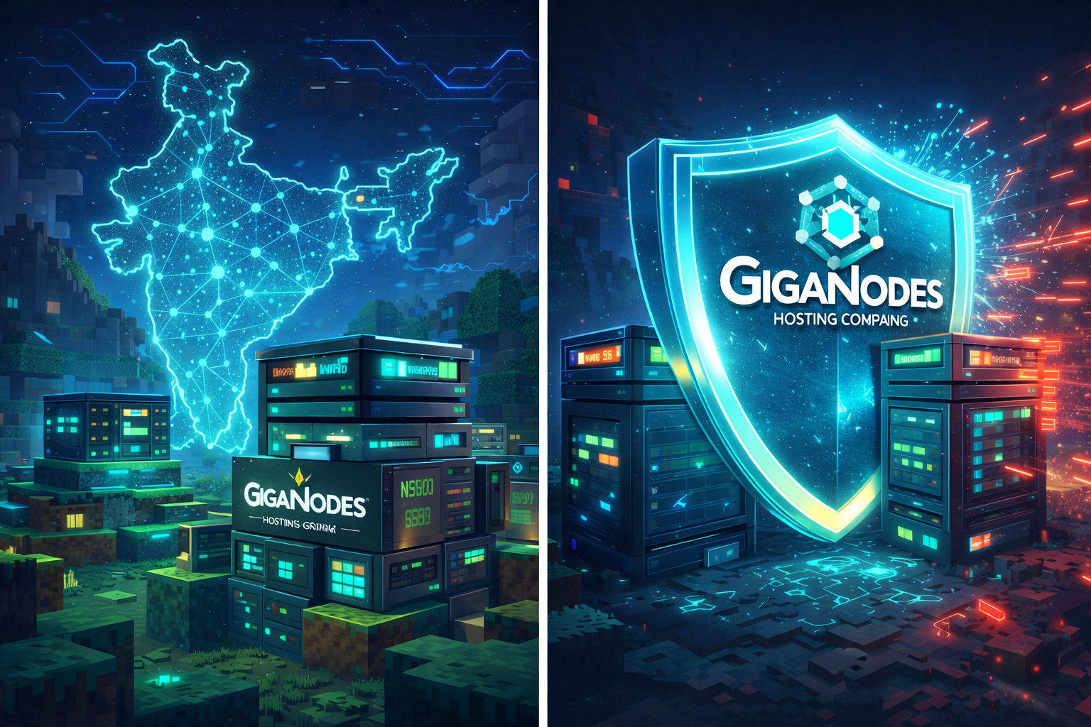 Trusted for Minecraft Hosting in India with GigaNodes servers and low latency network infrastructure