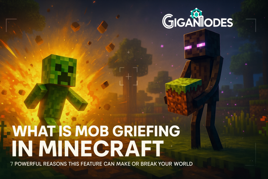 what is mob griefing in Minecraft feature explained