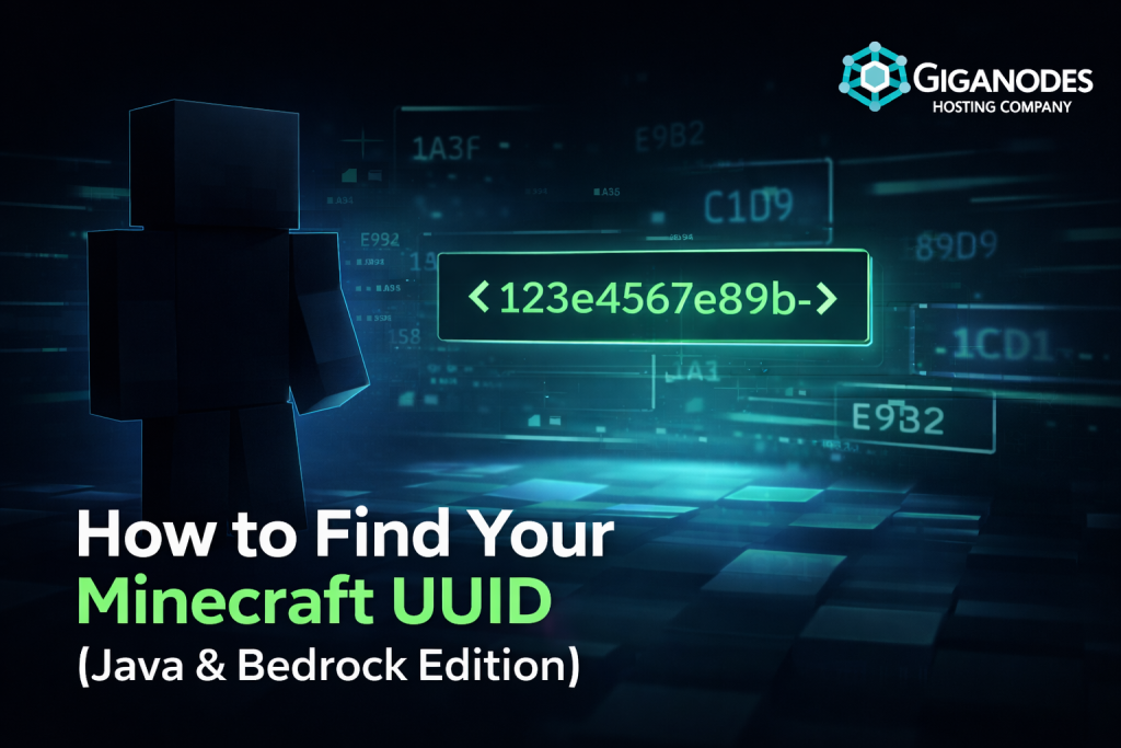 minecraft uuid guide showing how to find player uuid in Java and Bedrock editions