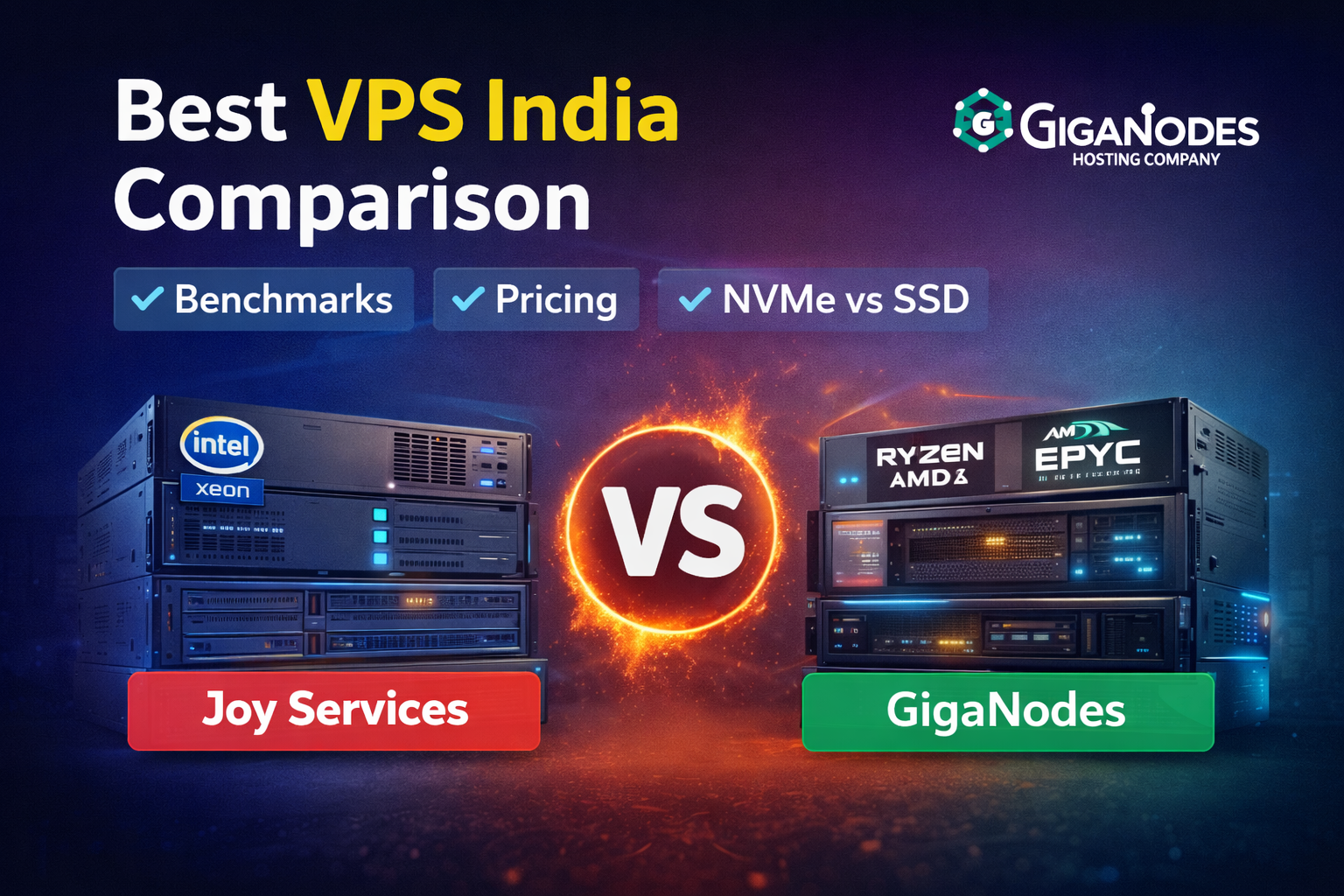 Best VPS India Comparison (2026): GigaNodes vs Joy Services Benchmark Test best vps india comparison